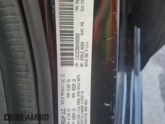 ✅ 2013 Dodge Avenger SXT • VIN: 1C3CDZCB9DN502828 • Lot: 86070064. Wystawiony na Copart z przebiegiem 143 113 mil. Bezpłatny archiwum sprzedaży aukcyjnych z USA i szczegółowy raport historii pojazdu na DreamBid. Zdjęcie 15.