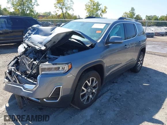 ✅ 2020 GMC Acadia SLE • VIN: 1GKKNRLS8LZ228456 • Lot: 43249076. Wystawiony na IAAI z przebiegiem 62 398 mil. Bezpłatny archiwum sprzedaży aukcyjnych z USA i szczegółowy raport historii pojazdu na DreamBid. Zdjęcie 2.