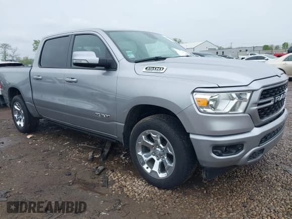 ✅ 2022 Ram 1500 Lone Star • VIN: 1C6SRFFTXNN411913 • Lot: 42120149. Listed on IAAI with 55,032 mi. Free auction sales archive from the USA and detailed vehicle history report at DreamBid. Image 1.
