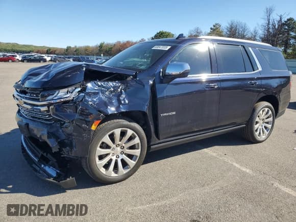 ✅ 2023 Chevrolet Tahoe Premier • VIN: 1GNSKSKD5PR383820 • Лот: 69847035. Опубликован ранее на Copart с пробегом 31 657 миль. Бесплатный доступ к архиву аукционных продаж из США и подробный отчёт об истории автомобиля на DreamBid. Изображение 1.