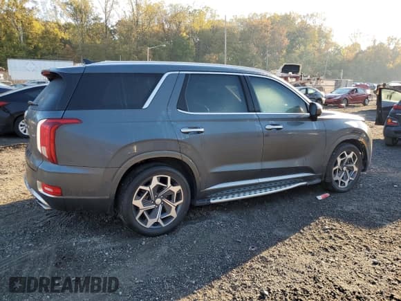 ✅ 2022 Hyundai Palisade Calligraphy • VIN: KM8R7DHE3NU463658 • Лот: 82497655. Опубликован ранее на Copart с пробегом 41 018 миль. Бесплатный доступ к архиву аукционных продаж из США и подробный отчёт об истории автомобиля на DreamBid. Изображение 3.