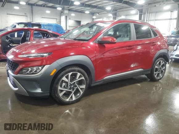 ✅ 2023 Hyundai Kona Limited • VIN: KM8K5CA36PU050016 • Лот: 72396364. Опубликован ранее на Copart с пробегом 14 772 миль. Бесплатный доступ к архиву аукционных продаж из США и подробный отчёт об истории автомобиля на DreamBid. Изображение 1.