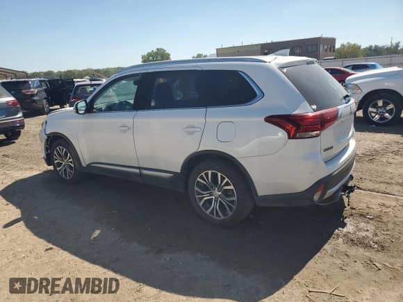 2017 Mitsubishi Outlander SE with VIN JA4AZ3A33HZ051790, listed as a Copart auction lot 81827925 with 161,022 mi miles and Salvage title. Bid and sale history available at DreamBid. Image 2.