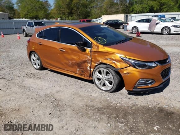 ✅ 2017 Chevrolet Cruze Premier • VIN: 3G1BF6SM2HS550422 • Lot: 46893003. Listed on Copart with 64,096 mi. Free auction sales archive from the USA and detailed vehicle history report at DreamBid. Image 4.