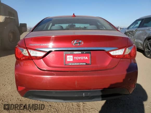2014 Hyundai Sonata GLS with VIN 5NPEB4AC0EH874388, listed as a Copart auction lot 46706055 with 168,658 mi miles and Clean title. Bid and sale history available at DreamBid. Image 6.