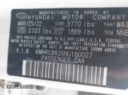 ✅ 2022 Hyundai Venue SEL • VIN: KMHRC8A35NU180027 • Lot: 41921088. Listed on IAAI with 69,220 mi. Free auction sales archive from the USA and detailed vehicle history report at DreamBid. Image 9.