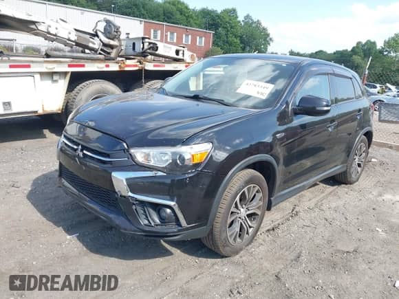 2018 Mitsubishi Outlander ES with VIN JA4AR3AU0JU022873, listed as a IAAI auction lot 42783349 with 204,806 mi miles and . Bid and sale history available at DreamBid. Image 2.