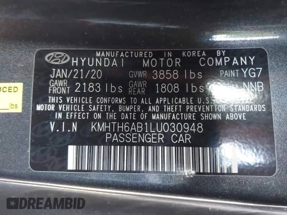 2020 Hyundai Veloster Turbo Ultimate с VIN KMHTH6AB1LU030948, выставлен на аукционе IAAI как лот 41874590 с пробегом 21 531 миль миль и . История ставок и продаж доступна на DreamBid. Изображение 9.