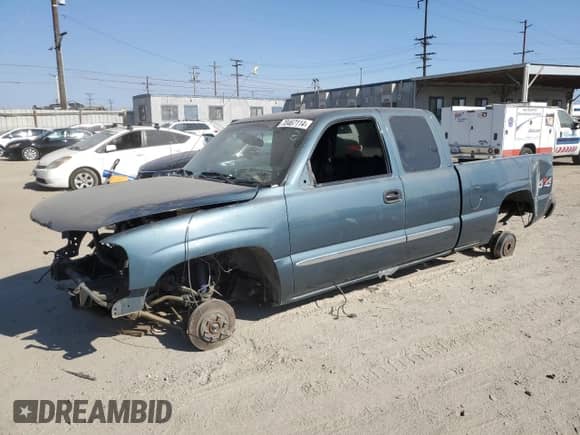 2006 GMC Sierra 1500 Work Truck with VIN 1GTEK19B06E114277, listed as a Copart auction lot 70467114 with Not provided miles and Salvage title. Bid and sale history available at DreamBid. Image 1.