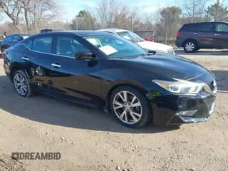 ✅ 2017 Nissan Maxima SV • VIN: 1N4AA6APXHC448388 • Lot: 43758971. Listed on IAAI with 120,607 mi. Free auction sales archive from the USA and detailed vehicle history report at DreamBid. Image 1.