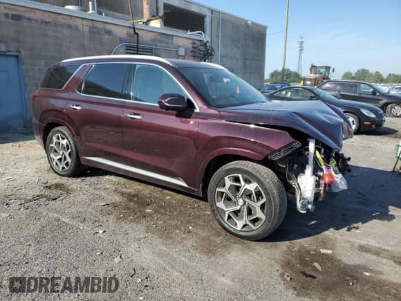 2022 Hyundai Palisade Calligraphy с VIN KM8R7DHE5NU467825, выставлен на аукционе Copart как лот 74296264 с пробегом 52 412 миль миль и Списание • Salvage title. История ставок и продаж доступна на DreamBid. Изображение 4.