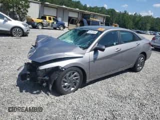 ✅ 2025 Hyundai Elantra Blue • VIN: KMHLM4DJ8SU124052 • Lot: 64291555. Listed on Copart with 13,072 mi. Free auction sales archive from the USA and detailed vehicle history report at DreamBid. Image 1.