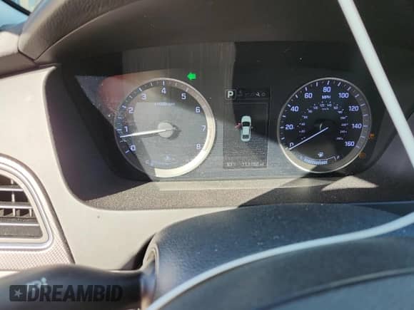 2015 Hyundai Sonata Sport with VIN 5NPE34AF3FH213558, listed as a Copart auction lot 90834565 with 117,192 mi miles and Clean title. Bid and sale history available at DreamBid. Image 9.