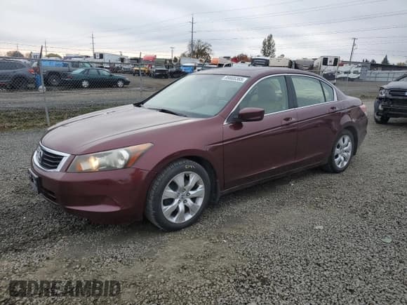 ✅ 2008 Honda Accord EX-L • VIN: JHMCP26858C057658 • Lot: 89805365. Listed on Copart with 181,465 mi. Free auction sales archive from the USA and detailed vehicle history report at DreamBid. Image 1.