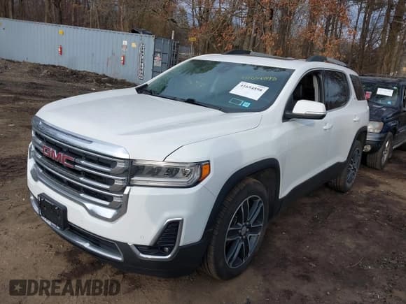 ✅ 2021 GMC Acadia SLT • VIN: 1GKKNULS2MZ173393 • Лот: 41654898. Опубликован ранее на IAAI с пробегом 42 719 миль. Бесплатный доступ к архиву аукционных продаж из США и подробный отчёт об истории автомобиля на DreamBid. Изображение 2.