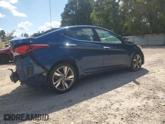 ✅ 2015 Hyundai Elantra Limited • VIN: KMHDH4AEXFU425170 • Lot: 71012725. Listed on Copart with Not provided. Free auction sales archive from the USA and detailed vehicle history report at DreamBid. Image 3.