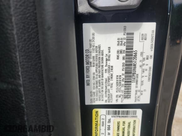 ✅ 2021 Ford Mustang EcoBoost • VIN: 1FATP8UH6M5120665 • Lot: 66462845. Listed on Copart with 63,315 mi. Free auction sales archive from the USA and detailed vehicle history report at DreamBid. Image 13.