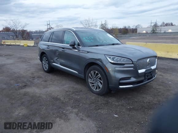 ✅ 2023 Lincoln Aviator Standard • VIN: 5LM5J6XCXPGL07644 • Lot: 43689826. Listed on IAAI with 11,818 mi. Free auction sales archive from the USA and detailed vehicle history report at DreamBid. Image 1.