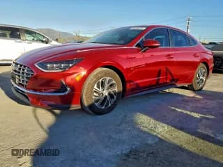 ✅ 2023 Hyundai Sonata Blue • VIN: KMHL24JJ5PA062015 • Лот: 96588095. Опубликован ранее на Copart с пробегом 9 499 миль. Бесплатный доступ к архиву аукционных продаж из США и подробный отчёт об истории автомобиля на DreamBid. Изображение 1.