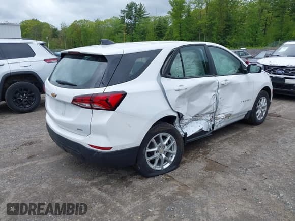 ✅ 2023 Chevrolet Equinox LS • VIN: 3GNAXSEG1PL124784 • Lot: 42322691. Listed on IAAI with 25,021 mi. Free auction sales archive from the USA and detailed vehicle history report at DreamBid. Image 4.