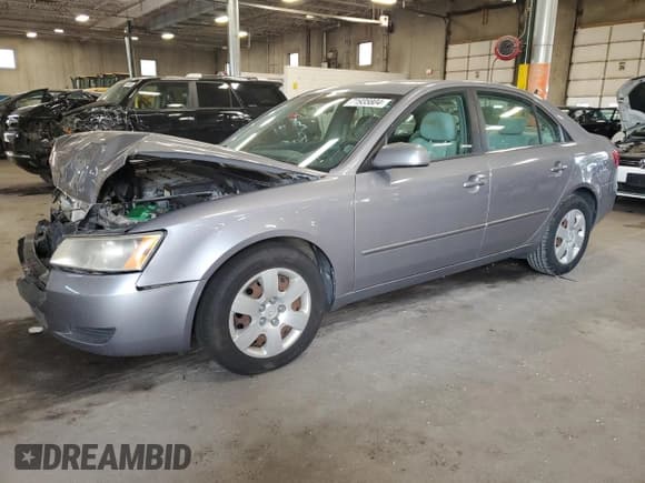 ✅ 2008 Hyundai Sonata GLS • VIN: 5NPET46F08H306887 • Лот: 71935804. Опубликован ранее на Copart с пробегом 52 139 миль. Бесплатный доступ к архиву аукционных продаж из США и подробный отчёт об истории автомобиля на DreamBid. Изображение 1.