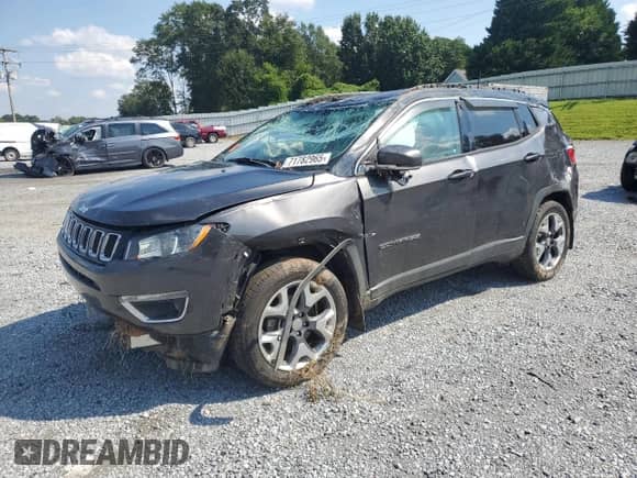 2018 Jeep Compass Limited с VIN 3C4NJDCB9JT249070, выставлен на аукционе Copart как лот 71782965 с пробегом 163 094 миль миль и Списание • Salvage title. История ставок и продаж доступна на DreamBid. Изображение 1.