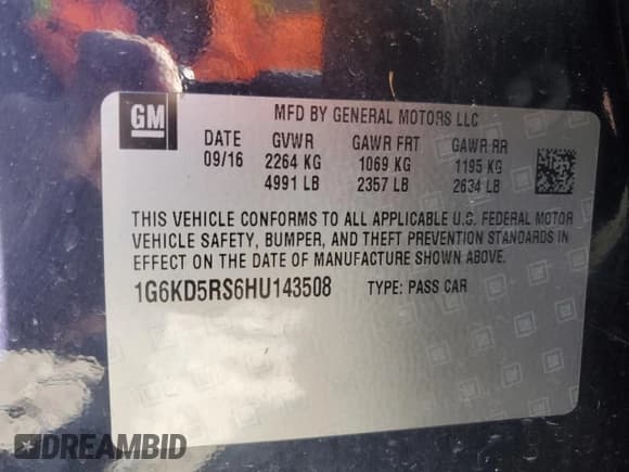 ✅ 2017 Cadillac CT6 Luxury AWD • VIN: 1G6KD5RS6HU143508 • Lot: 89086935. Wystawiony na Copart z przebiegiem 63 771 mil. Bezpłatny archiwum sprzedaży aukcyjnych z USA i szczegółowy raport historii pojazdu na DreamBid. Zdjęcie 12.