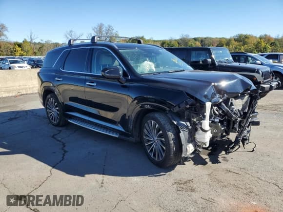 ✅ 2023 Hyundai Palisade Calligraphy • VIN: KM8R7DGE5PU508281 • Lot: 85725295. Listed on Copart with 45,325 mi. Free auction sales archive from the USA and detailed vehicle history report at DreamBid. Image 4.