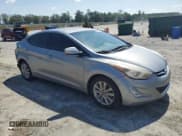 ✅ 2014 Hyundai Elantra SE • VIN: KMHDH4AE9EU175595 • Lot: 65555045. Listed on Copart with 128,580 mi. Free auction sales archive from the USA and detailed vehicle history report at DreamBid. Image 4.