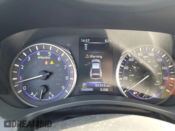 ✅ 2019 Infiniti Q60 Luxe • VIN: JN1EV7EL7KM291520 • Лот: 72004455. Опубликован ранее на Copart с пробегом 84 343 миль. Бесплатный доступ к архиву аукционных продаж из США и подробный отчёт об истории автомобиля на DreamBid. Изображение 9.