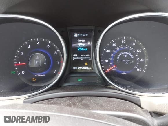 ✅ 2014 Hyundai Santa Fe • VIN: 5XYZWDLA8EG174613 • Лот: 43680209. Опубликован ранее на IAAI с пробегом 269 810 миль. Бесплатный доступ к архиву аукционных продаж из США и подробный отчёт об истории автомобиля на DreamBid. Изображение 7.