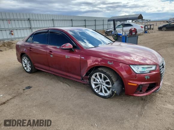 ✅ 2019 Audi A4 Premium Plus • VIN: WAUENAF45KA067498 • Lot: 85877355. Listed on Copart with 58,192 mi. Free auction sales archive from the USA and detailed vehicle history report at DreamBid. Image 4.