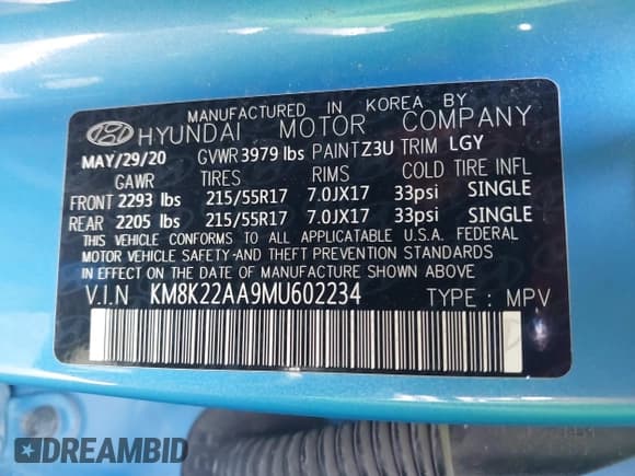 ✅ 2021 Hyundai Kona SEL • VIN: KM8K22AA9MU602234 • Лот: 42898796. Опубликован ранее на IAAI с пробегом 85 630 миль. Бесплатный доступ к архиву аукционных продаж из США и подробный отчёт об истории автомобиля на DreamBid. Изображение 9.