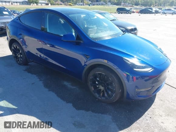 ✅ 2023 Tesla Model Y Long Range • VIN: 7SAYGDEE6PA162351 • Lot: 43515048. Listed on IAAI with 24,605 mi. Free auction sales archive from the USA and detailed vehicle history report at DreamBid. Image 1.