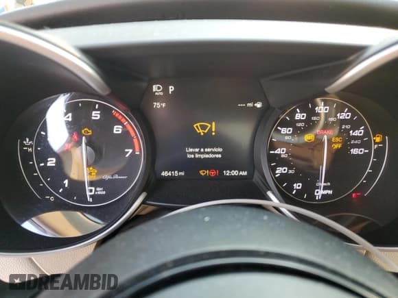 ✅ 2021 Alfa Romeo Giulia Ti Sport • VIN: ZARFAMBN7M7640412 • Lot: 42607345. Listed on Copart with 46,415 mi. Free auction sales archive from the USA and detailed vehicle history report at DreamBid. Image 9.