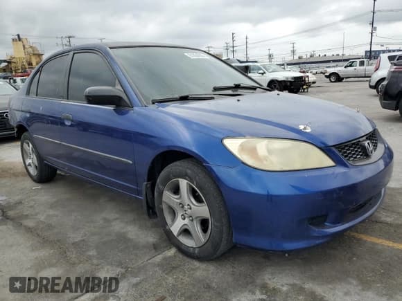 ✅ 2004 Honda Civic VP • VIN: 2HGES16324H638289 • Lot: 81854505. Listed on Copart with 124,141 mi. Free auction sales archive from the USA and detailed vehicle history report at DreamBid. Image 4.