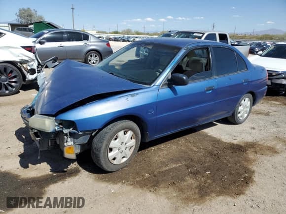 ✅ 2001 Mitsubishi Mirage ES • VIN: JA3AY26C11U002651 • Lot: 55161755. Listed on Copart with 209,883 mi. Free auction sales archive from the USA and detailed vehicle history report at DreamBid. Image 1.