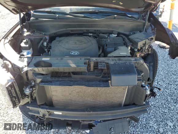 2023 Hyundai Palisade SEL with VIN KM8R4DGE5PU588254, listed as a Copart auction lot 82322025 with Not provided miles and Salvage title. Bid and sale history available at DreamBid. Image 12.