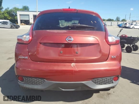 ✅ 2015 Nissan Juke SV • VIN: JN8AF5MR7FT511161 • Lot: 89554765. Listed on Copart with 53,165 mi. Free auction sales archive from the USA and detailed vehicle history report at DreamBid. Image 6.