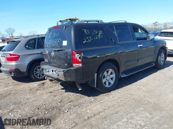 ✅ 2004 Nissan Armada LE • VIN: 5N1AA08B24N720914 • Lot: 41778557. Wystawiony na IAAI z przebiegiem Nie podano. Bezpłatny archiwum sprzedaży aukcyjnych z USA i szczegółowy raport historii pojazdu na DreamBid. Zdjęcie 4.