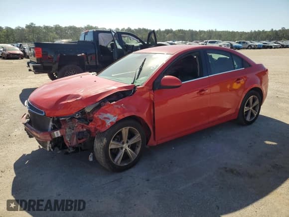 ✅ 2014 Chevrolet Cruze 2LT • VIN: 1G1PE5SB3E7417924 • Lot: 85106575. Listed on Copart with Not provided. Free auction sales archive from the USA and detailed vehicle history report at DreamBid. Image 1.