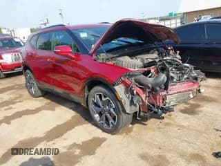 ✅ 2020 Chevrolet Blazer RS • VIN: 3GNKBKRS1LS573917 • Лот: 43235784. Опубликован ранее на IAAI с пробегом Не указан. Бесплатный доступ к архиву аукционных продаж из США и подробный отчёт об истории автомобиля на DreamBid. Изображение 1.