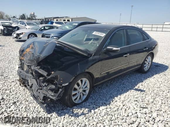 2007 Hyundai Azera SE с VIN KMHFC46F07A244428, выставлен на аукционе Copart как лот 80260304 с пробегом Не указан миль и Списание • Salvage title. История ставок и продаж доступна на DreamBid. Изображение 1.