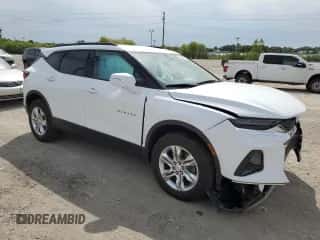 2019 Chevrolet Blazer with VIN 3GNKBBRA4KS699453, listed as a Copart auction lot 67201754 with 60,576 mi miles and Salvage title. Bid and sale history available at DreamBid. Image 4.