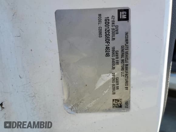 ✅ 2013 GMC Sierra 1500 • VIN: 1GD01ZCG6DF146248 • Лот: 49449585. Опубликован ранее на Copart с пробегом 124 679 миль. Бесплатный доступ к архиву аукционных продаж из США и подробный отчёт об истории автомобиля на DreamBid. Изображение 12.