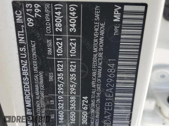 ✅ 2014 Mercedes-Benz M 63 AMG • VIN: 4JGDA7EB1EA296841 • Лот: 48392675. Опубликован ранее на Copart с пробегом 93 328 миль. Бесплатный доступ к архиву аукционных продаж из США и подробный отчёт об истории автомобиля на DreamBid. Изображение 15.