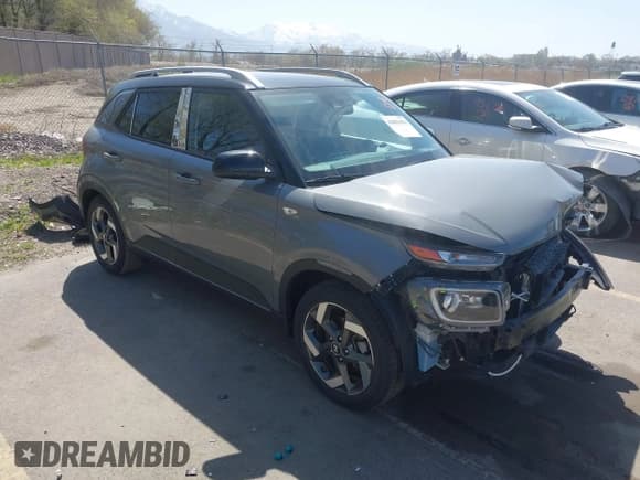 ✅ 2022 Hyundai Venue SEL • VIN: KMHRC8A34NU193027 • Lot: 42003432. Listed on IAAI with 16,393 mi. Free auction sales archive from the USA and detailed vehicle history report at DreamBid. Image 1.