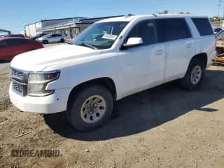 ✅ 2018 Chevrolet Tahoe Commercial • VIN: 1GNSKFEC2JR344684 • Lot: 86835585. Listed on Copart with 120,695 mi. Free auction sales archive from the USA and detailed vehicle history report at DreamBid. Image 1.