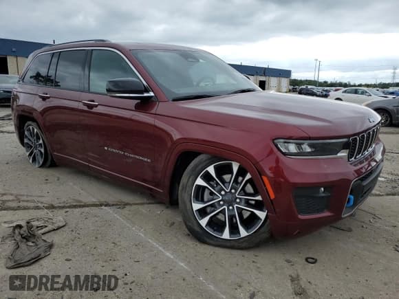 ✅ 2023 Jeep Grand Cherokee Overland • VIN: 1C4RJYD6XP8775287 • Lot: 66288145. Listed on Copart with 16,886 mi. Free auction sales archive from the USA and detailed vehicle history report at DreamBid. Image 4.