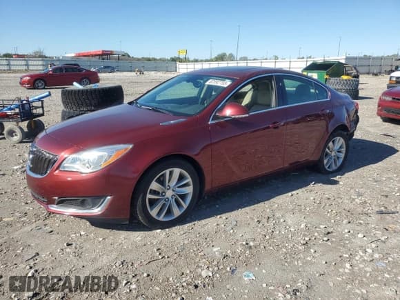 ✅ 2016 Buick Regal Premium II • VIN: 2G4GS5GX8G9188075 • Lot: 82592755. Listed on Copart with 66,940 mi. Free auction sales archive from the USA and detailed vehicle history report at DreamBid. Image 1.